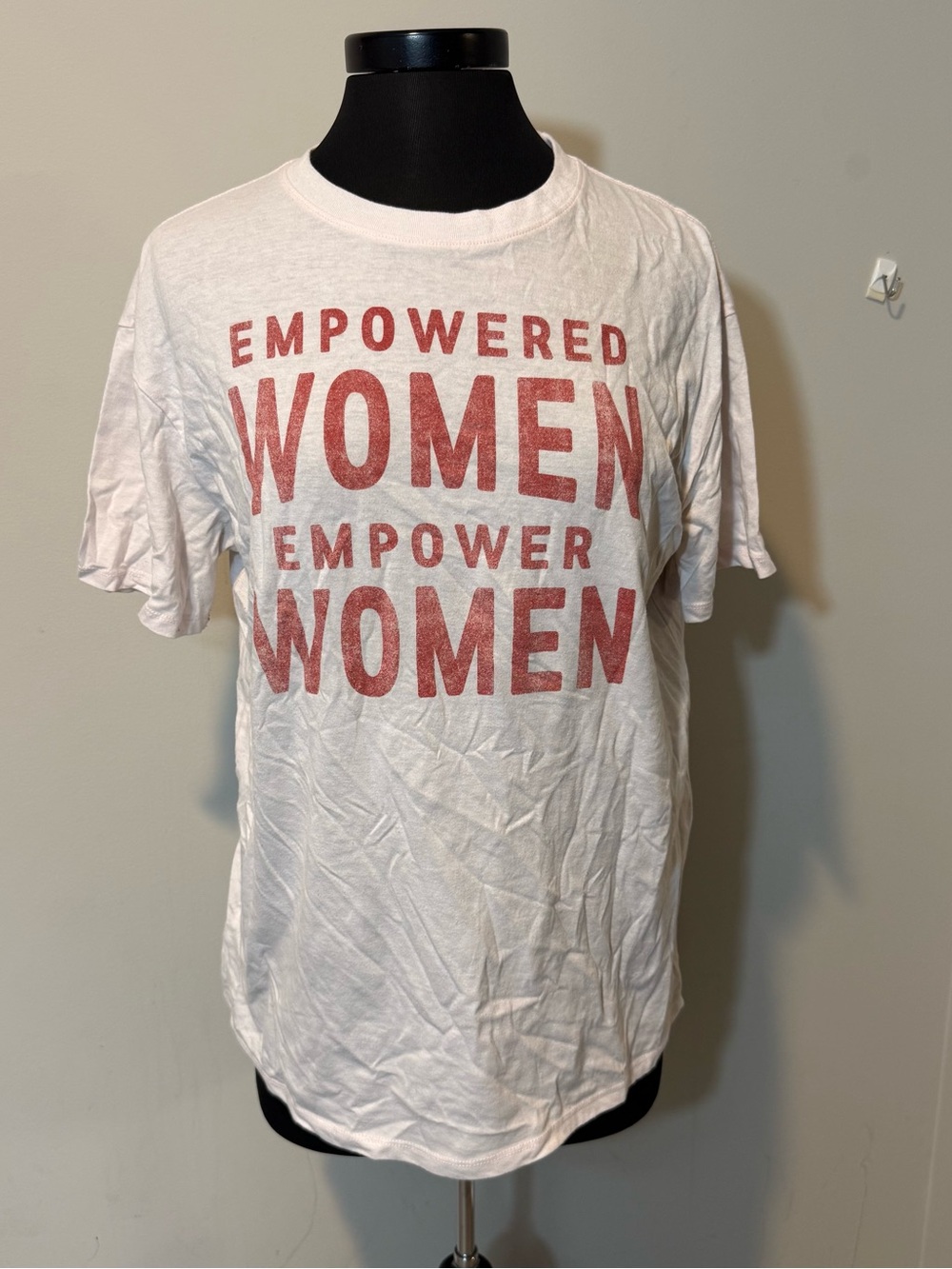 Empowered Women Empower Women Pink T Shirt in Size Large